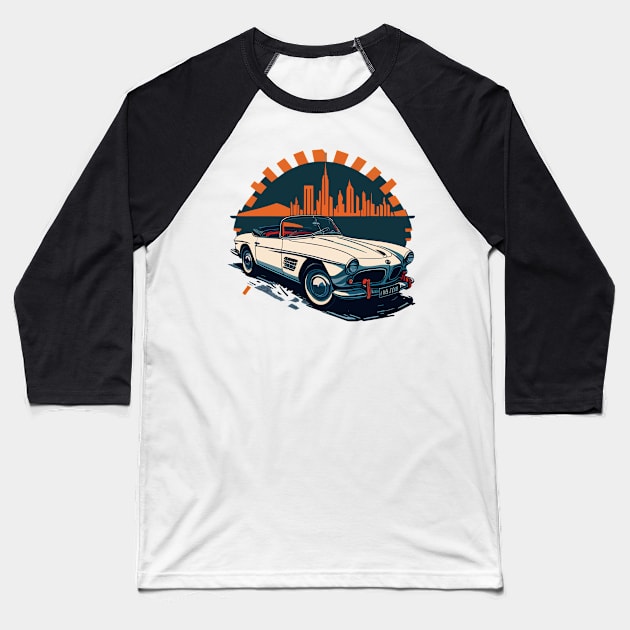 BMW 507 classic cars Baseball T-Shirt by remixer2020